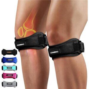 2 Pack Knee Braces for Women and Men, Patella Knee Support Strap
